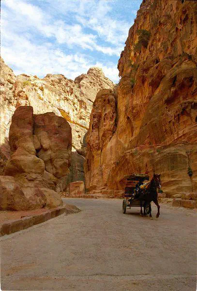 Le Siq - le canyon