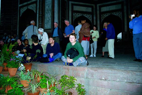 Seule au Taj Mahal à l'aube…