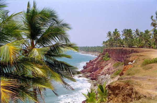 Falaise rouge de Varkala