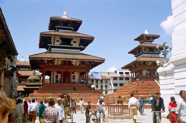 Vue partielle de Durbar square